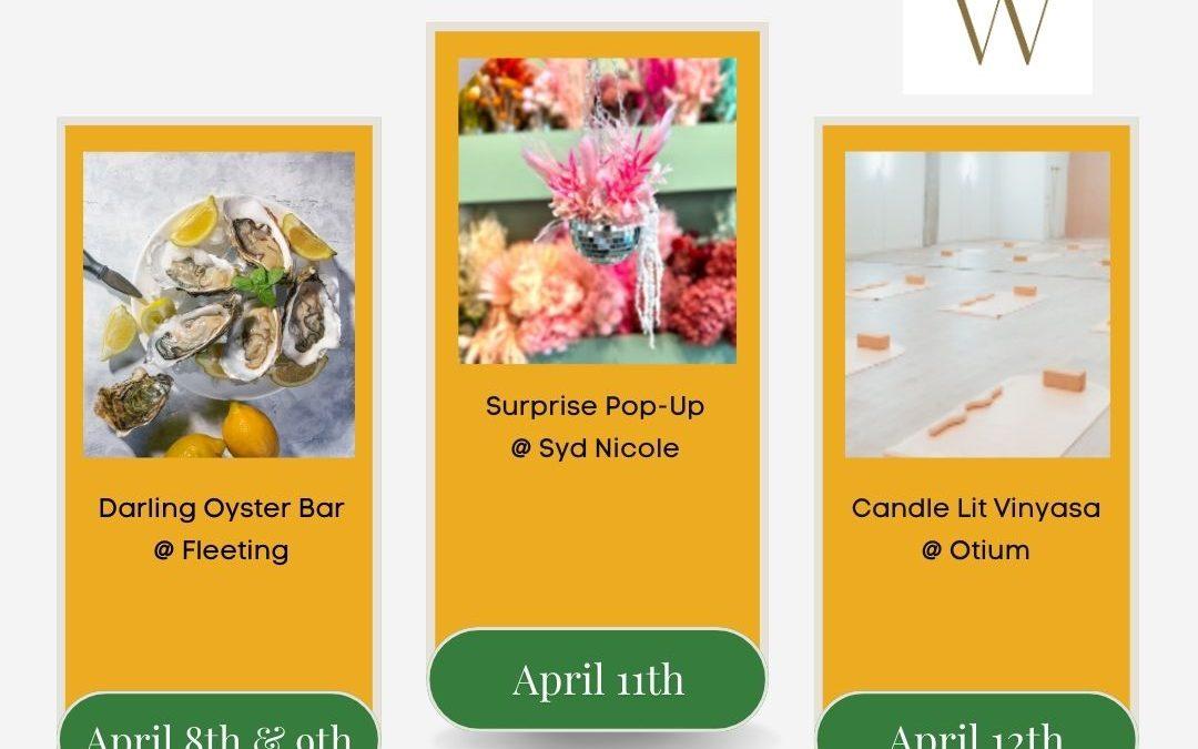 Weekly Events at Eastern Wharf