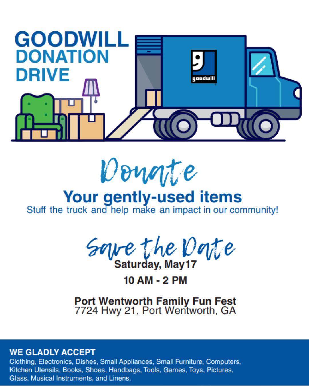 goodwill donation bus