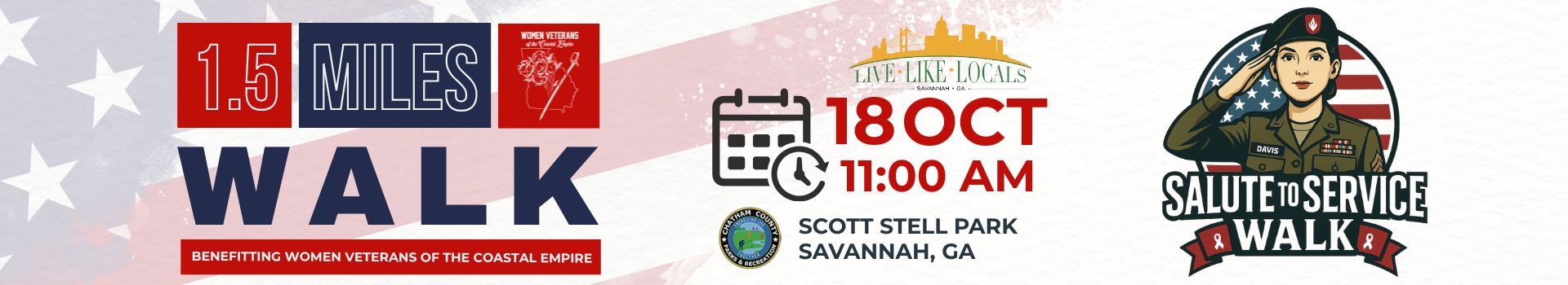 salute to service walk