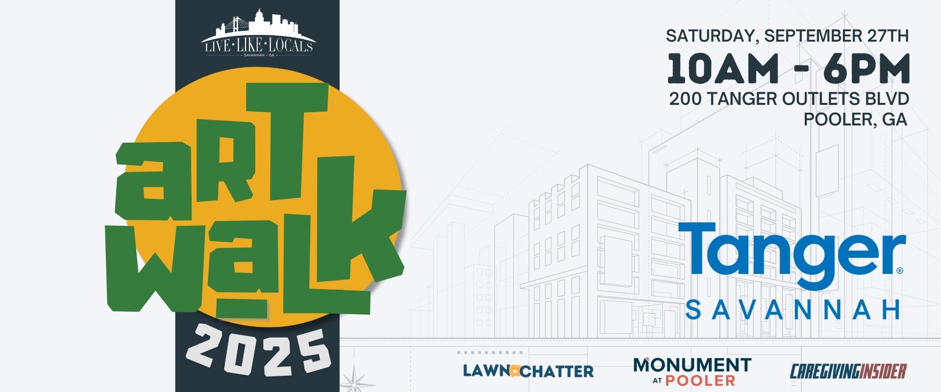 art walk 2025 - tanger outlets - live like locals savannah