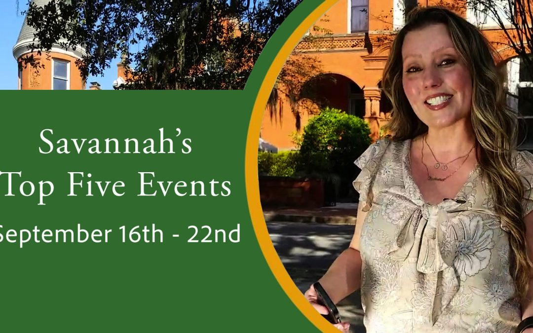 Celebrate Like a Local: Top 5 Events in the Coastal Empire, September 16-22