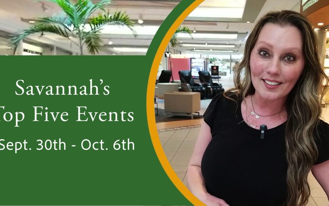 Live Like Locals Top Five Events Video: Exciting September 30 – October 6 Adventures in the Coastal Empire