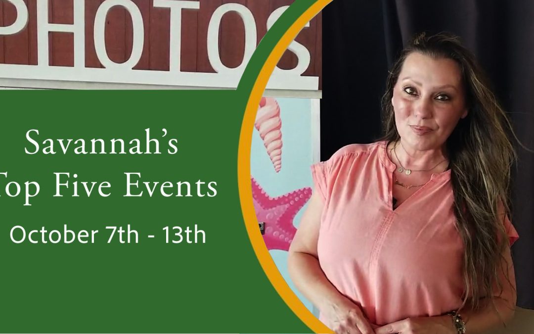 Set Sail for Fun: Top 5 Events in the Coastal Empire This Week from October 7th to October 15th!