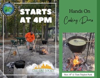 cooking demo in pooler - live like locals savannah