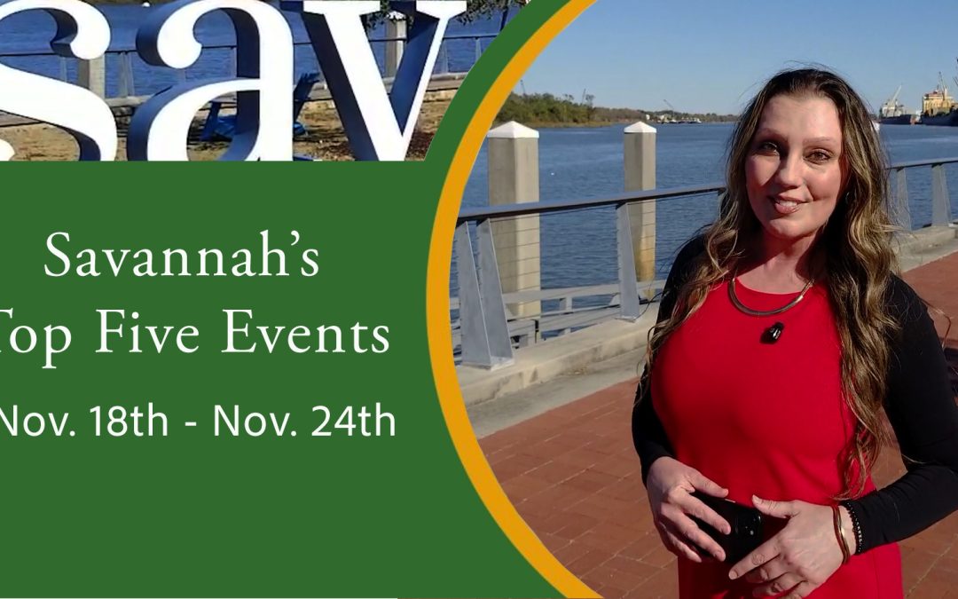 Coastal Empire Unlocked! Renee LaSalle’s Top 5 Events for an Epic Week (Nov 18-24)